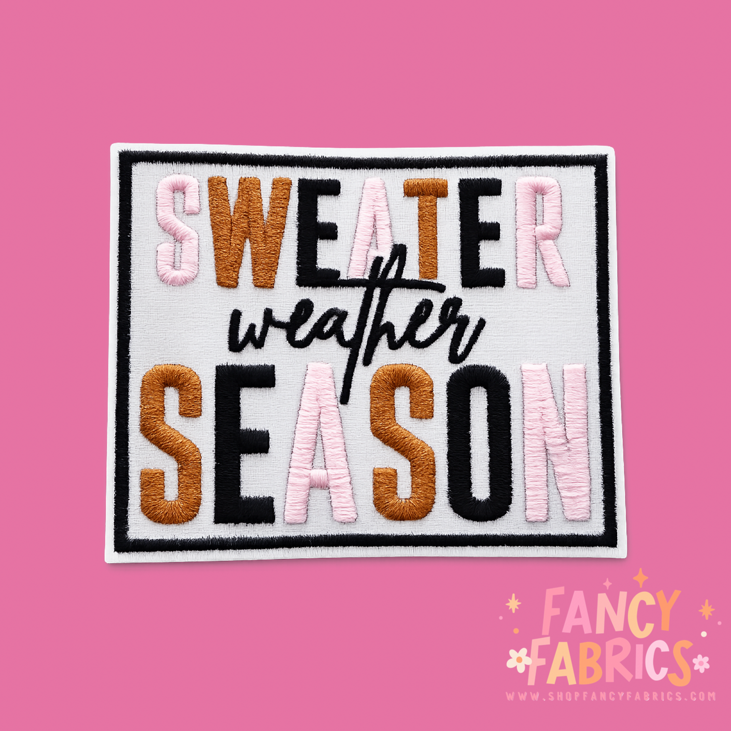 Sweater Weather Season | Iron On Patch