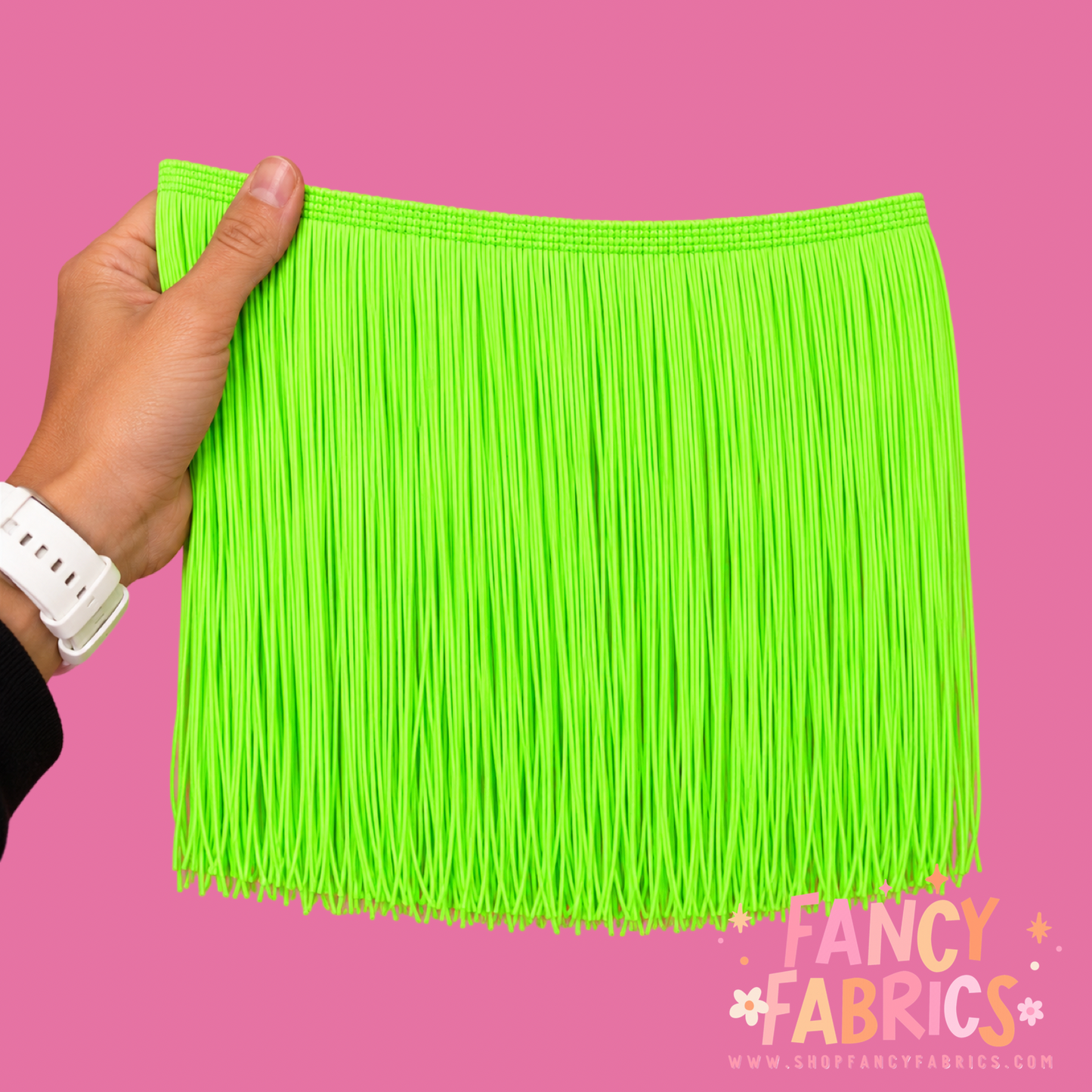 Neon Green | Fringe | By The Yard