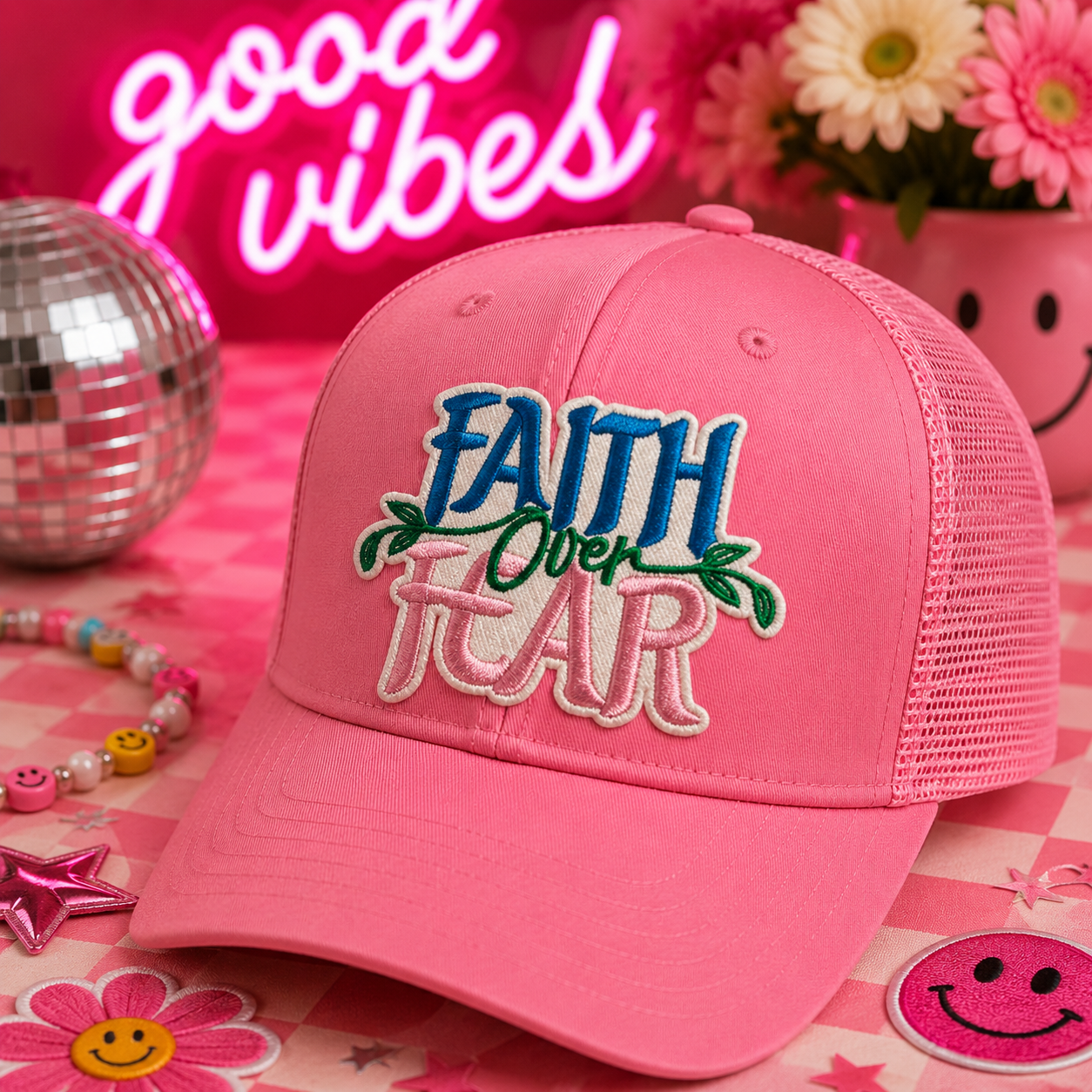 Faith Over Fear | Iron On Patch