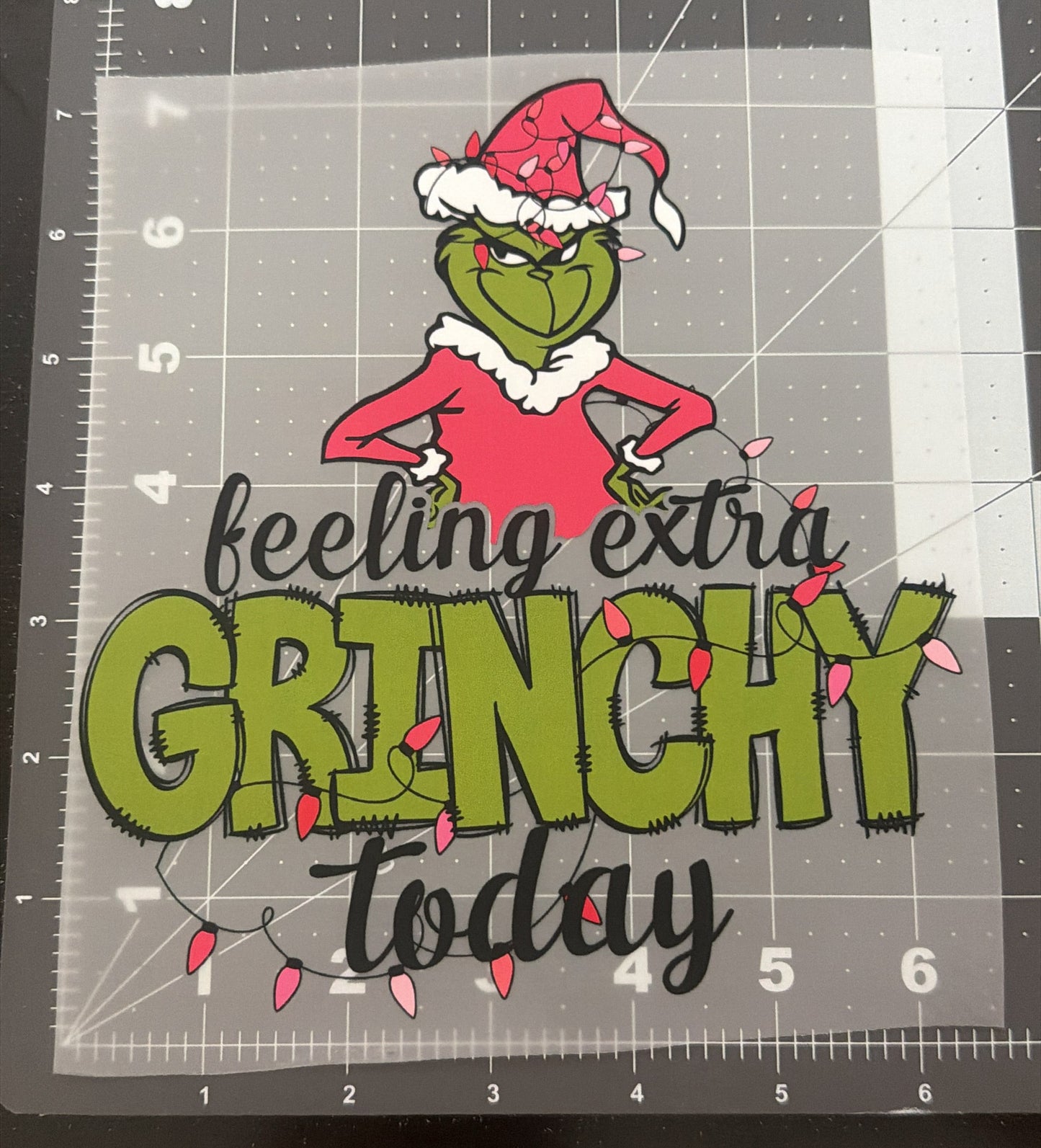 Extra Grinchy | Child Size | DTF Transfer