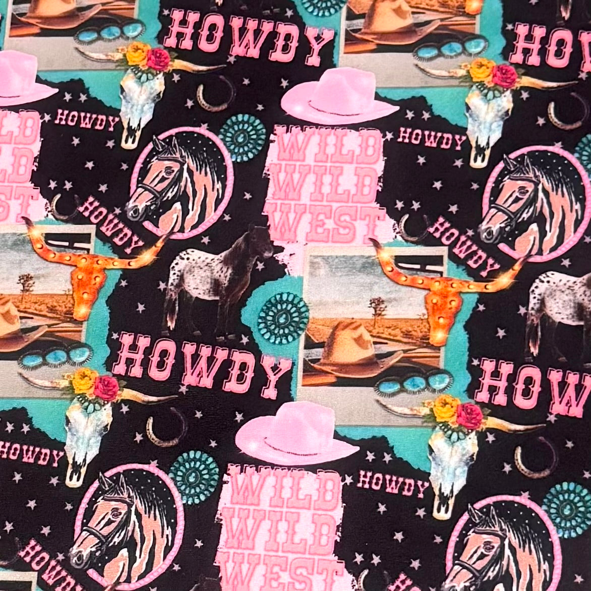 Wild West Cowgirl | Swim | 4x4 Scaling | Ready To Ship