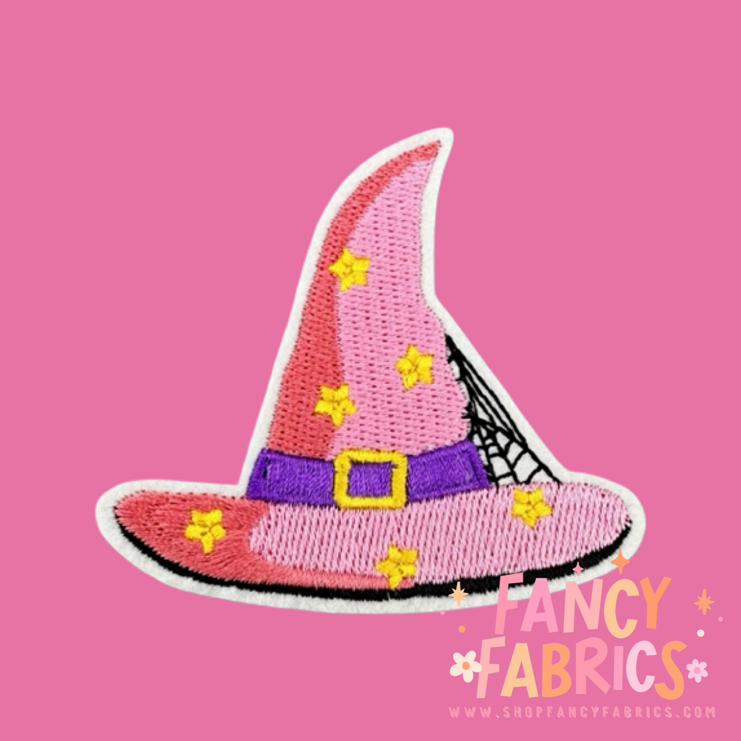 Starry Witch Hat | Iron On Patch