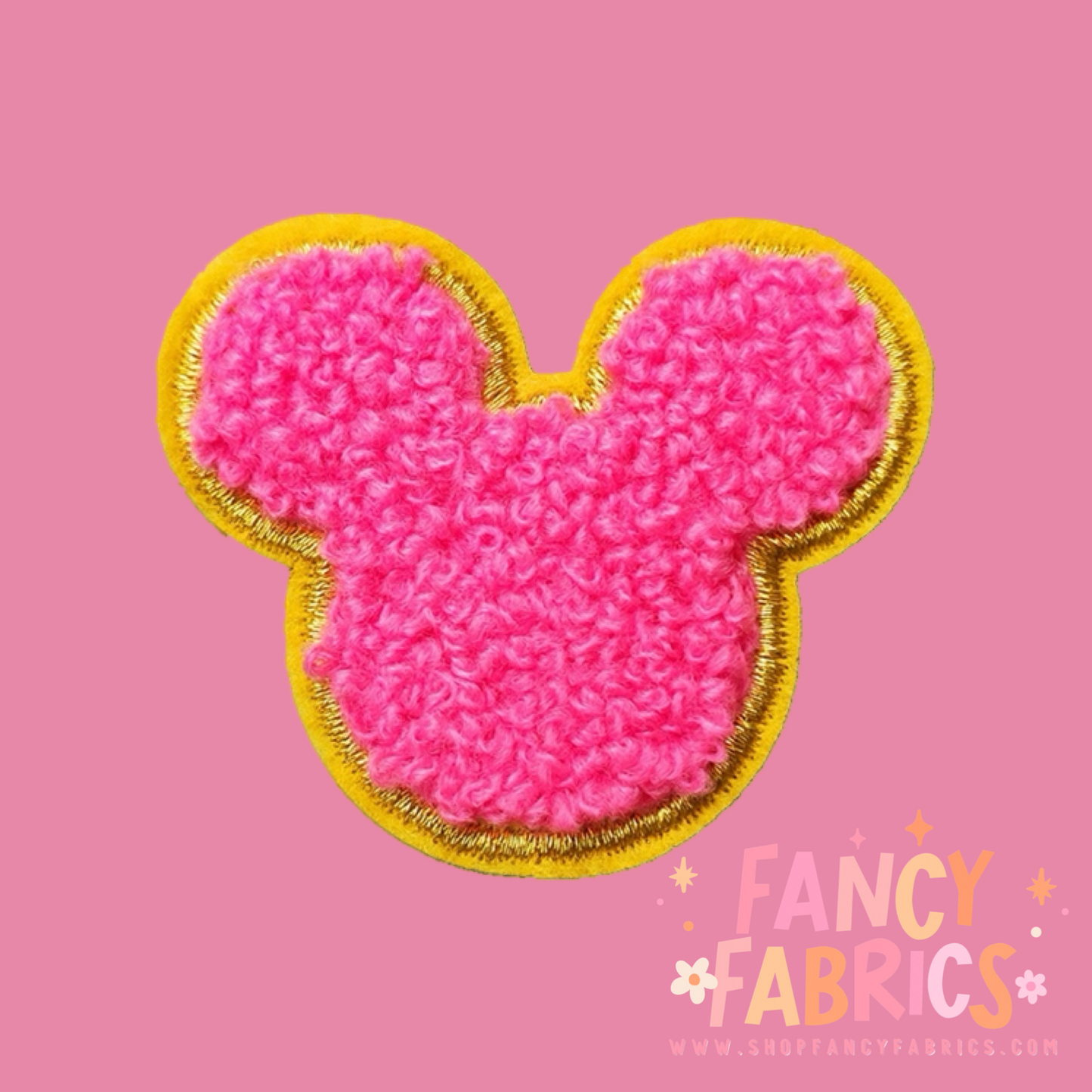 Pink Mouse | Iron On Patch