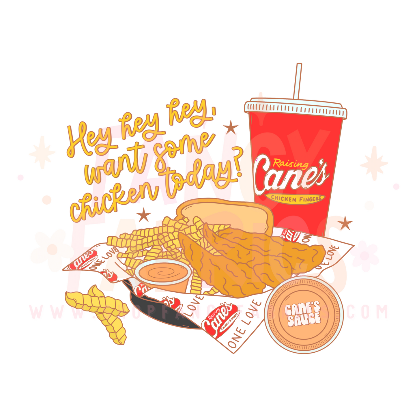 Want Some Chicken? | Child Size | DTF Transfer