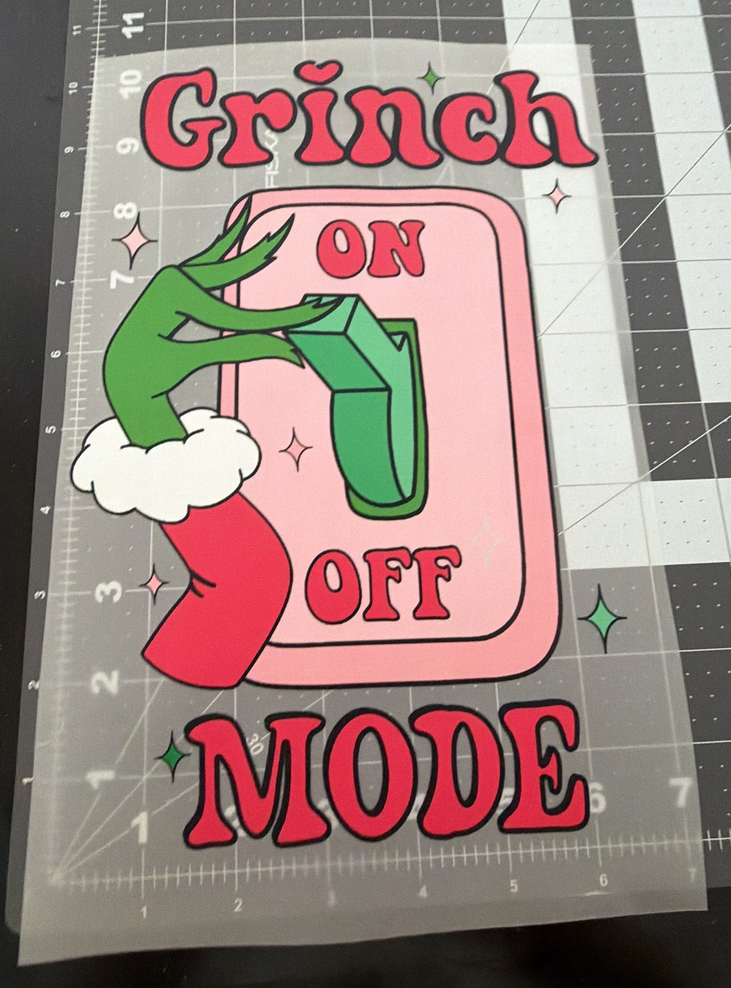 Grinch Mode | Adult Size | DTF Transfer | Ready To Ship