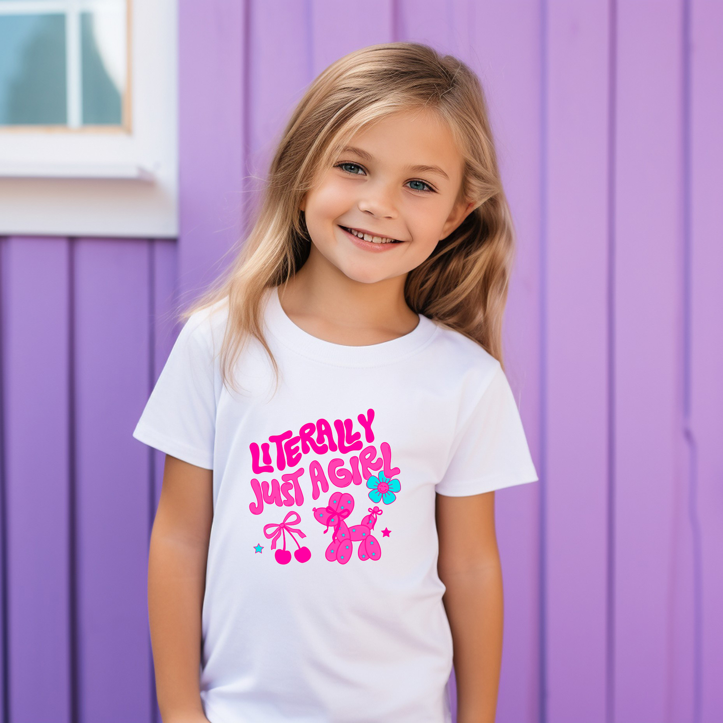 Literally Just A Girl | Child Size | DTF Transfer
