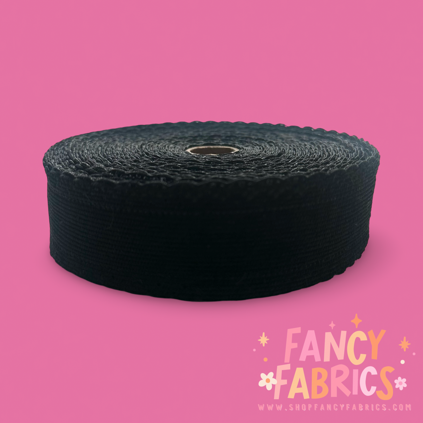 Black | 1.5" Single Sided | Corduroy Ribbon | Ready To Ship