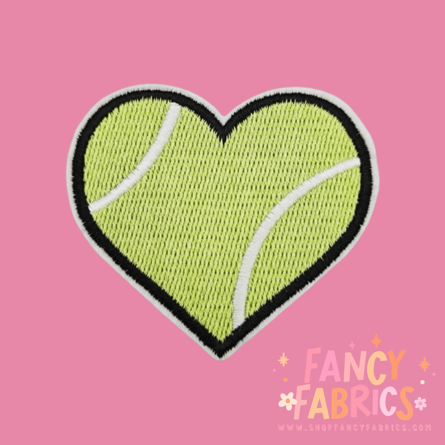 Tennis Heart | Iron On Patch