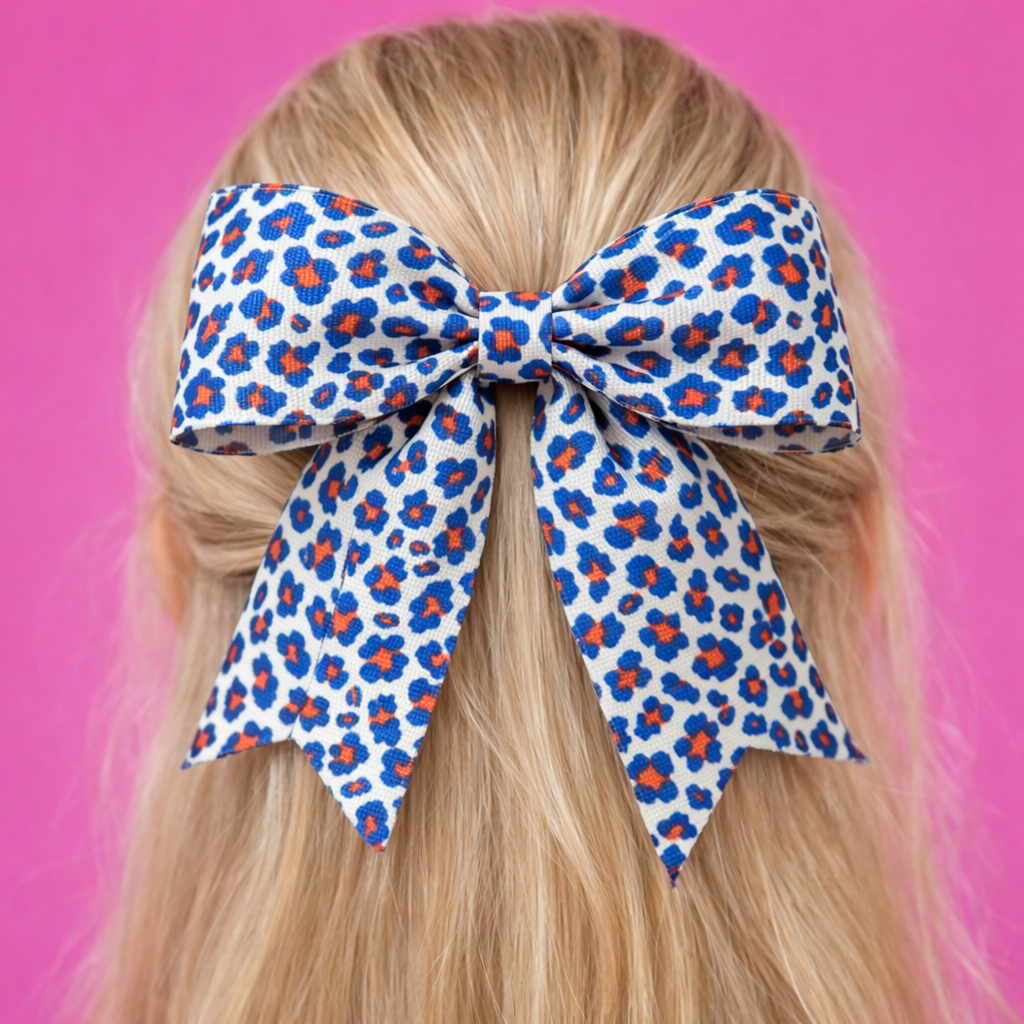 RWB Leopard | 3" Single Sided | Printed Ribbon | Ready To Ship