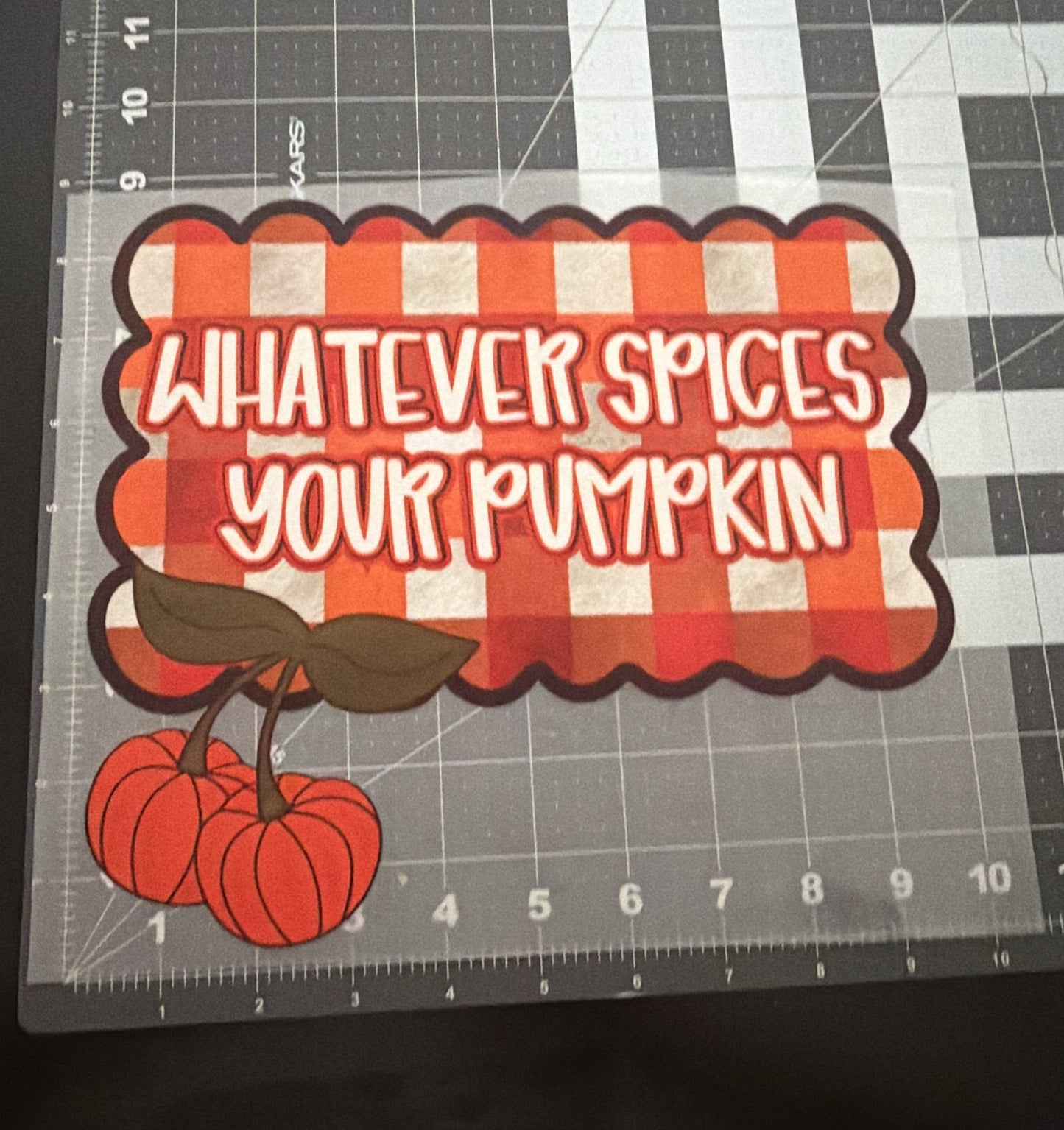 Whatever Spices Your Pumpkin | Adult Size | DTF Transfer | Ready To Ship