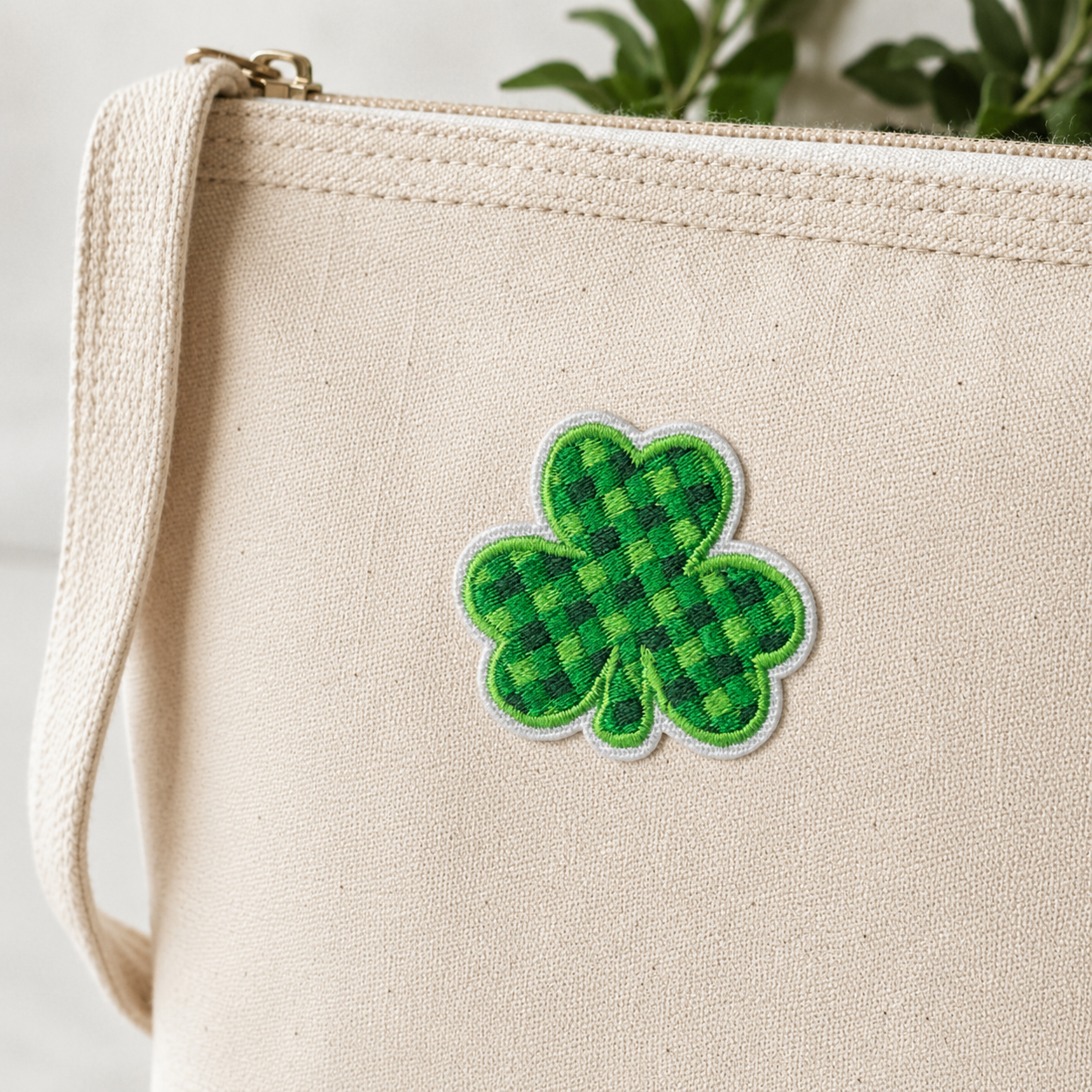 Plaid Clover | Iron On Patch