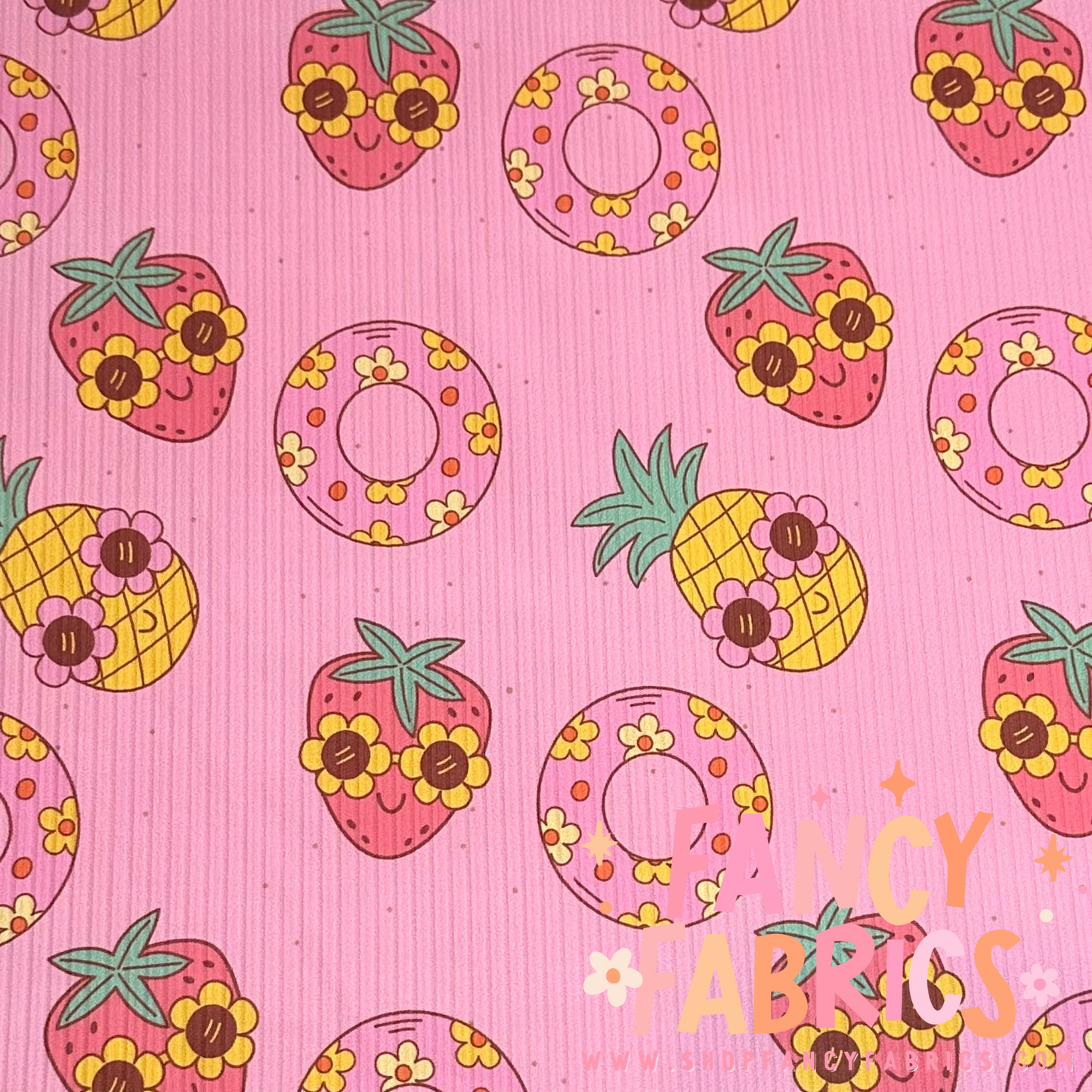 Pool Fruit | 6x6 Scaling | Skinny Rib | Ready To Ship