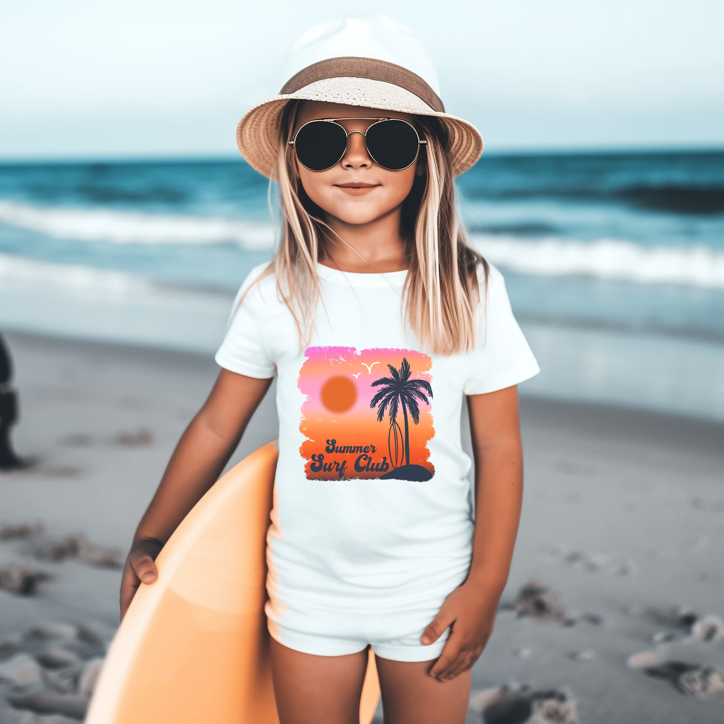 Summer Surf Club | Child Size | DTF Transfer