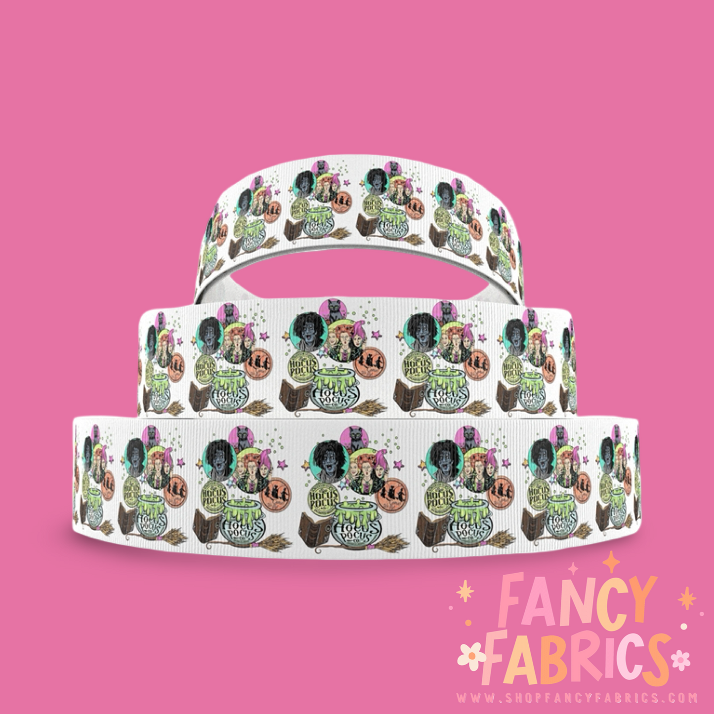 Sister Circles | 3" Single Sided | Printed Ribbon | Ready To Ship