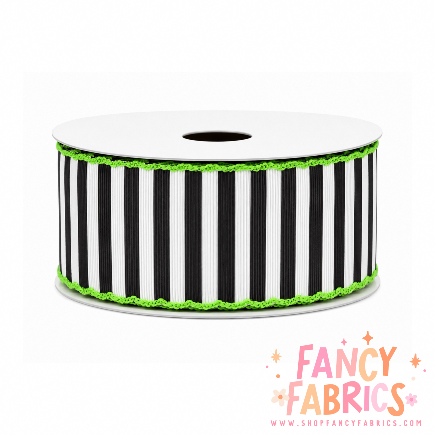 Beetle Stripes | 2" Single Sided | Moonstitch Printed Ribbon | Ready To Ship