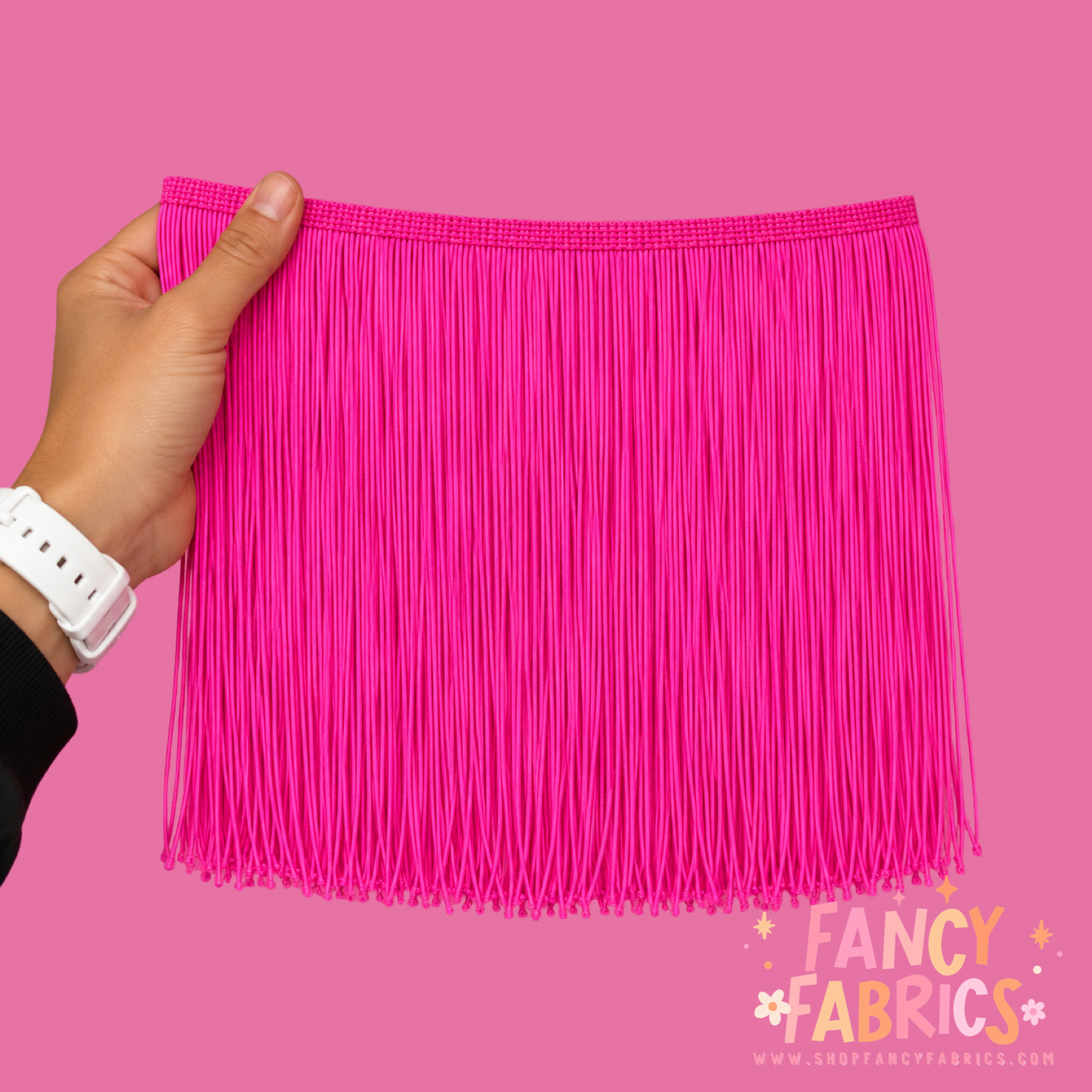 Hot Pink | Fringe | By The Yard