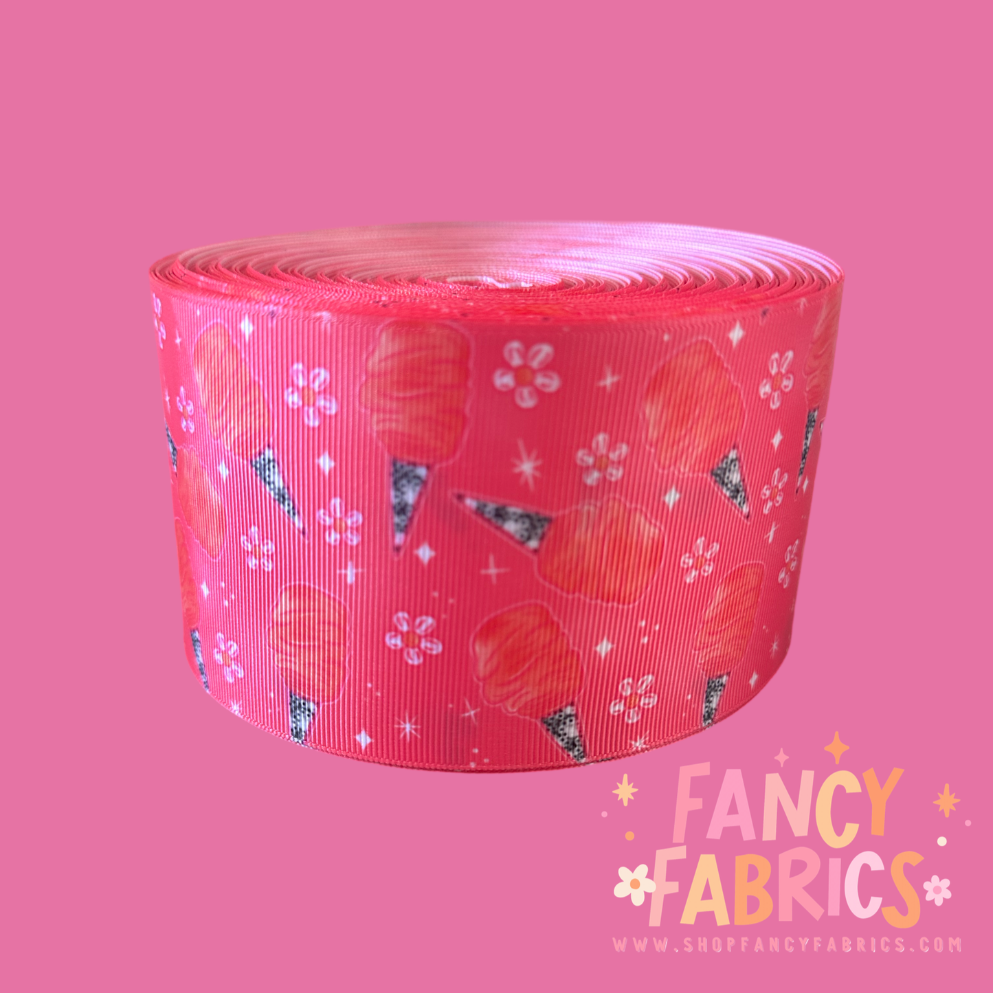 Cotton Candy 3" single sided ribbon
