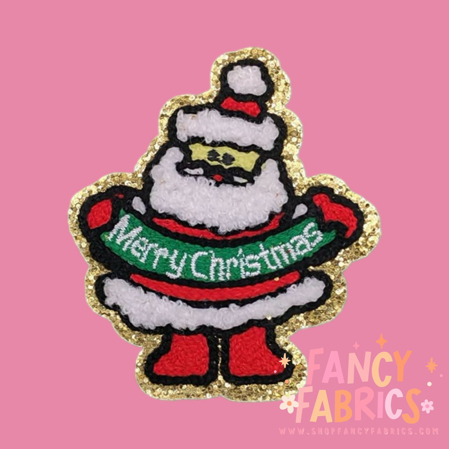 Merry Christmas Santa | Iron On Patch