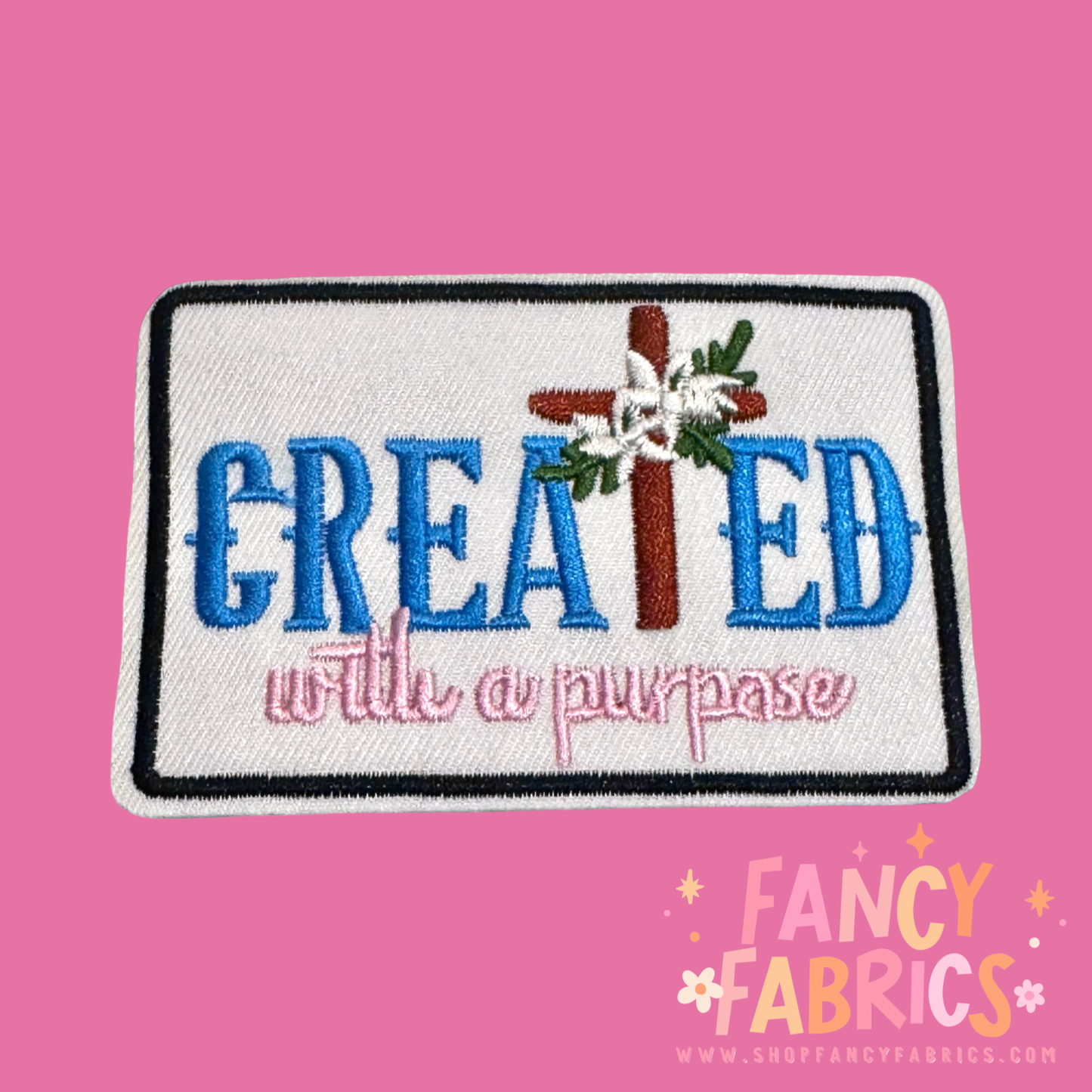 Created With A Purpose | Iron On Patch
