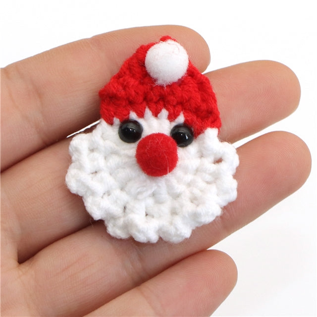 Crochet Santa | Bow Accessories | Ready To Ship