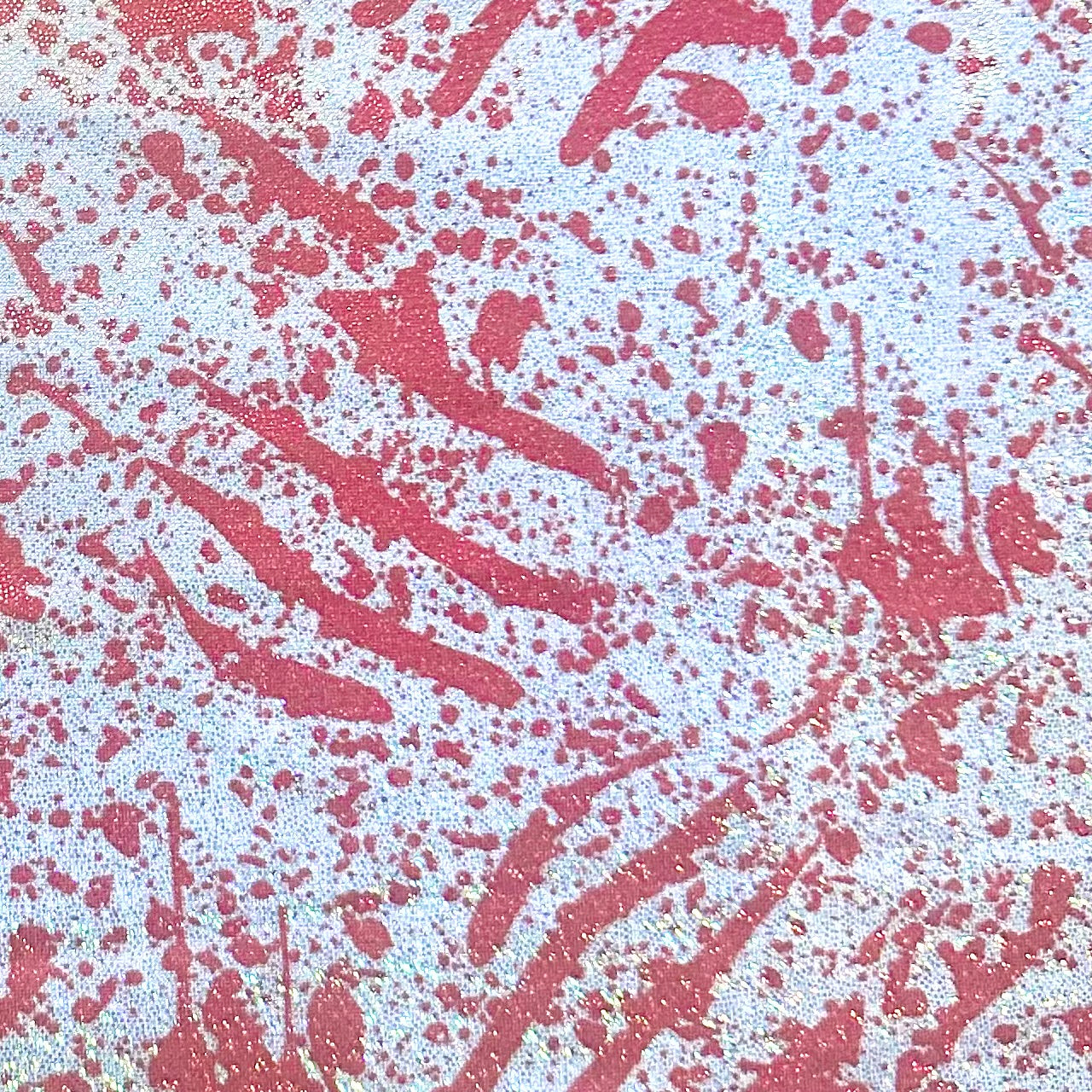 Blood Splatter | 6x6 Scaling | Printed Holographic | Ready To Ship