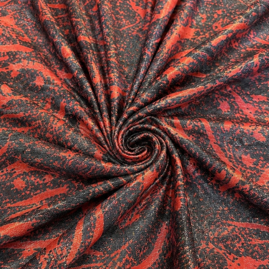 Dark Blood Splatter | 6x6 Scaling | Printed Holographic | Ready To Ship