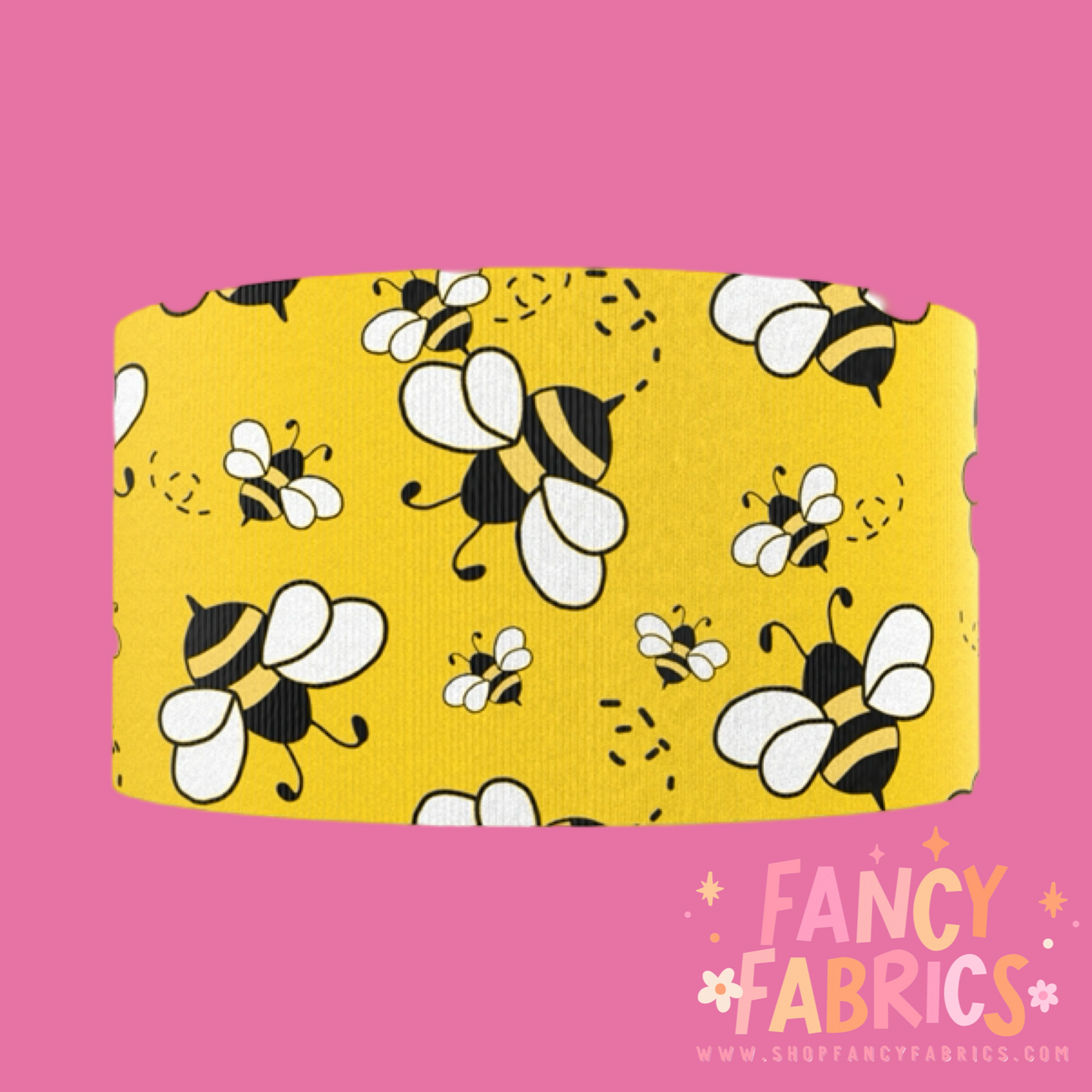 Bumblebees | 3" Single Sided | Printed Ribbon | Ready To Ship