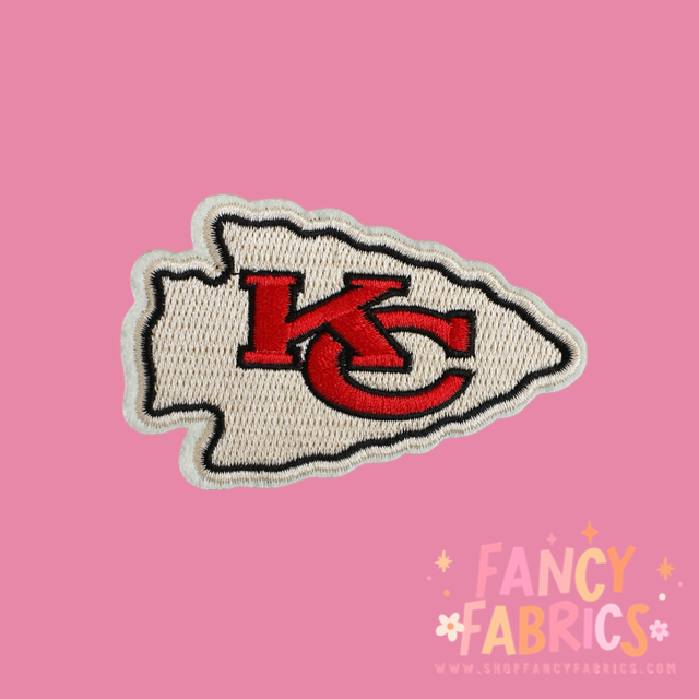 KC Arrowhead | Iron On Patch