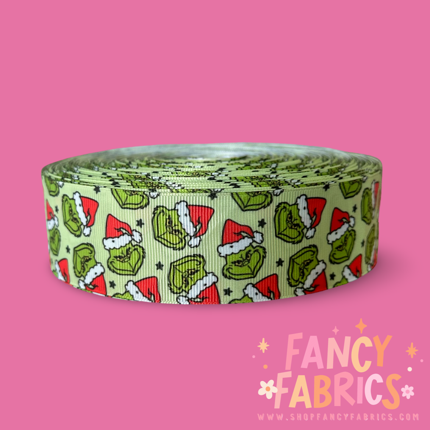 Green Guy | 1.5" Single Sided | Printed Ribbon | Ready To Ship