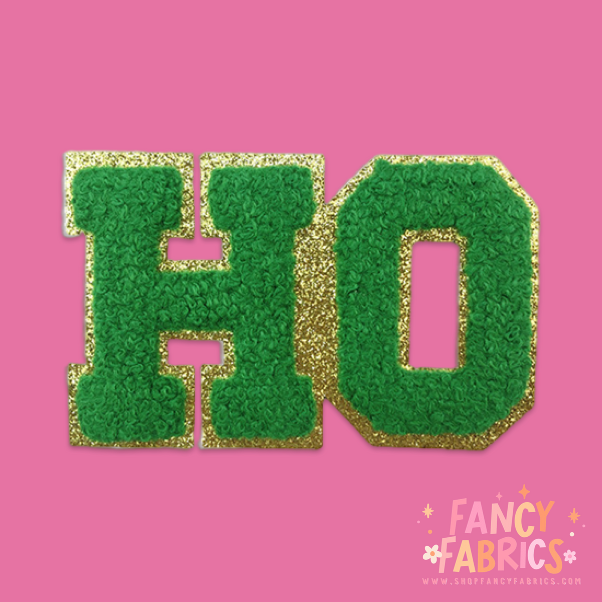 Ho (Green) | Iron On Patch
