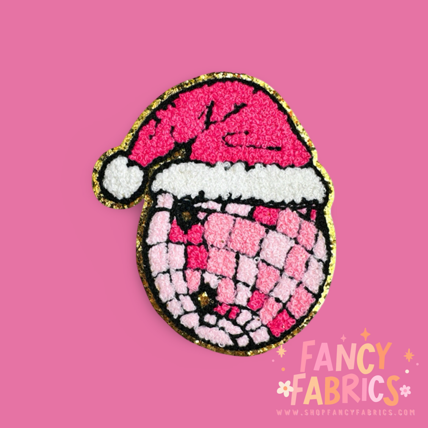 Disco Hat (Pink) | Iron On Patch