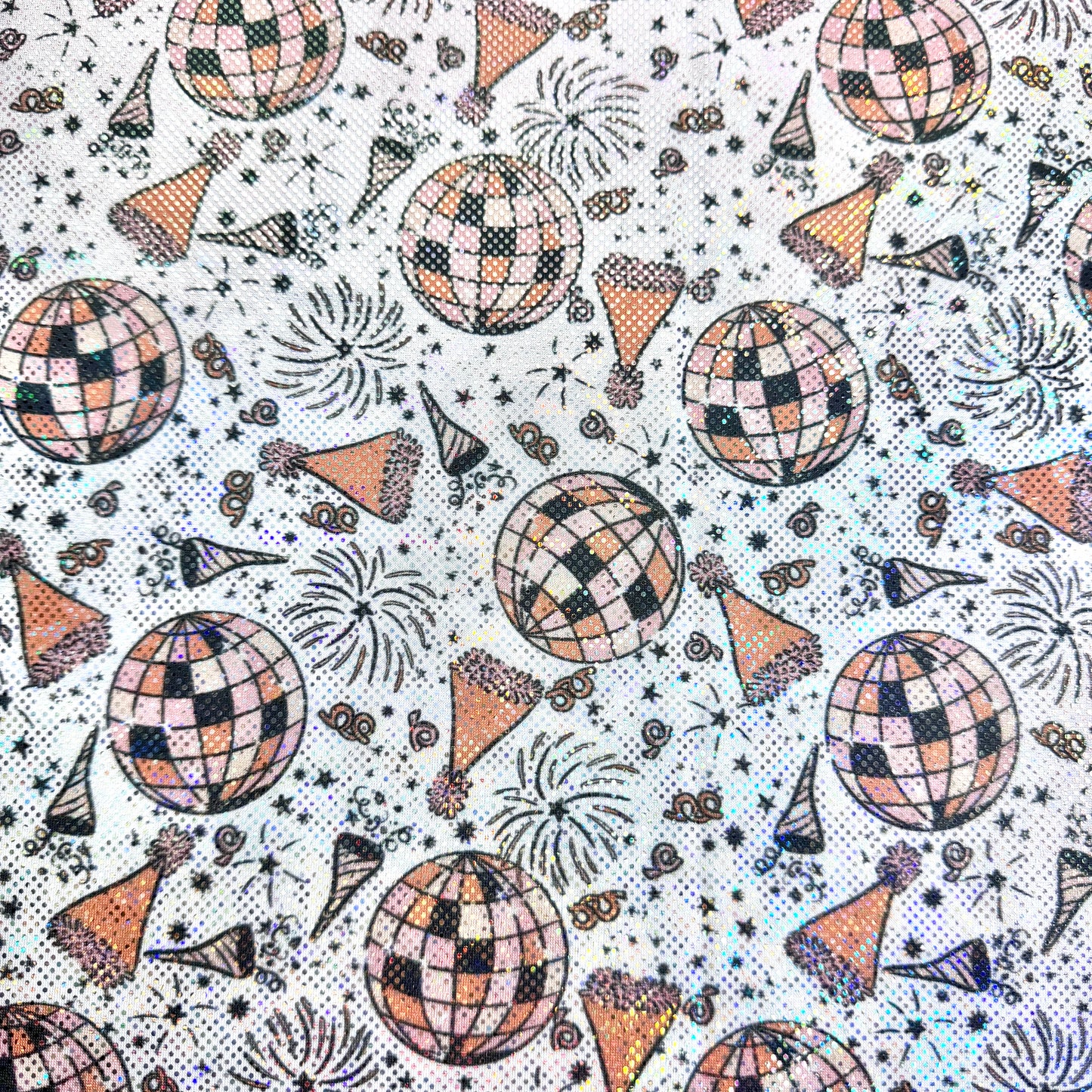 Clock Strikes Midnight | 6x6 Scaling | Printed Shattered Holographic | Ready To Ship