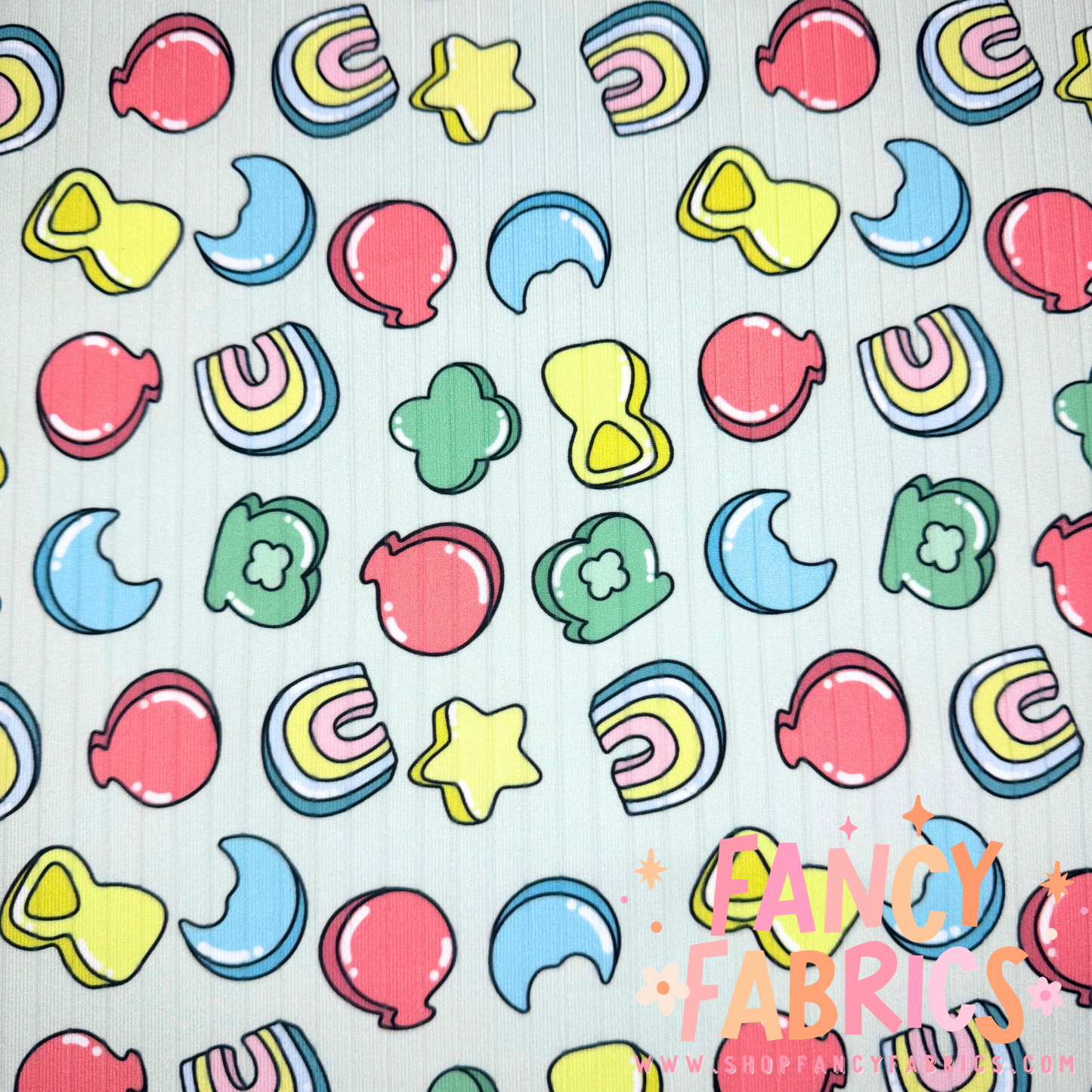 Green Lucky Charms | 6x6 | Brushed Rib | Ready To Ship