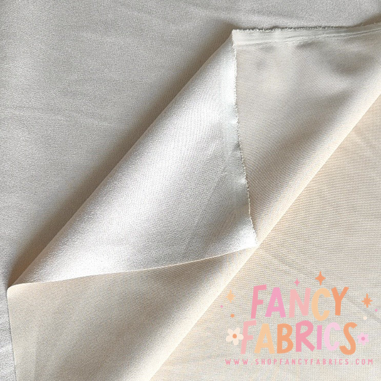 Off White | Stretch Suede | Ready To Ship