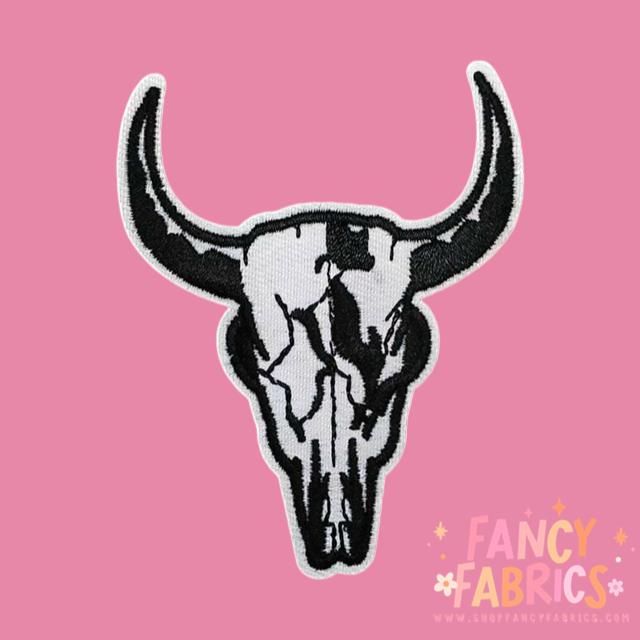 Bull Skull | Iron On Patch