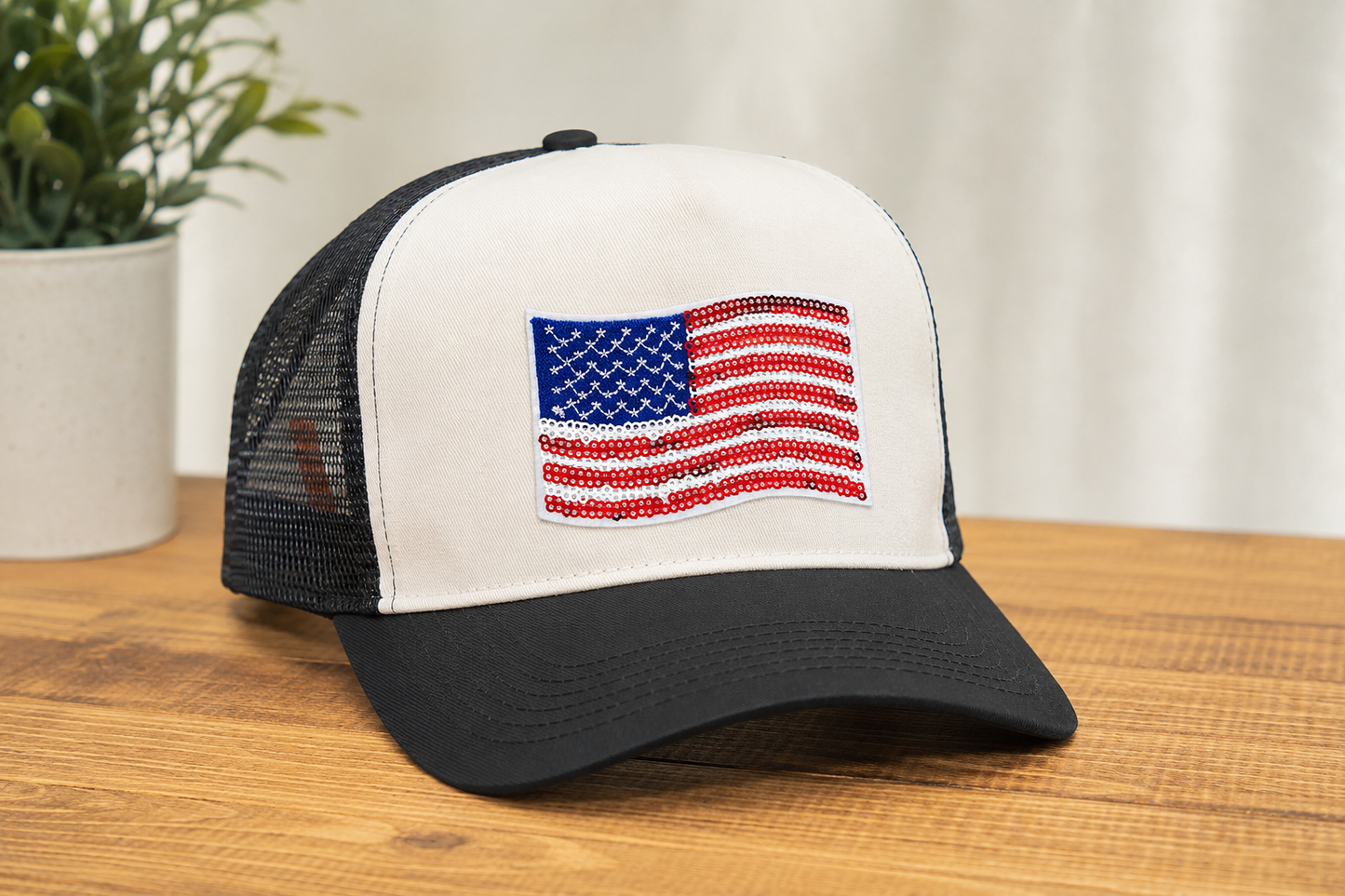 Sequin American Flag | Iron On Patch | Ready To Ship