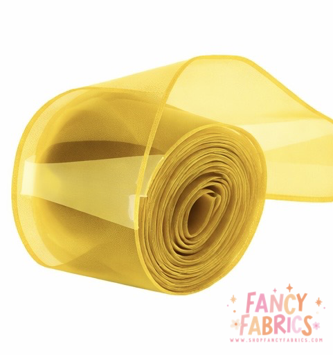 Yellow | 2" Jelly Ribbon | Printed Ribbon | Ready To Ship