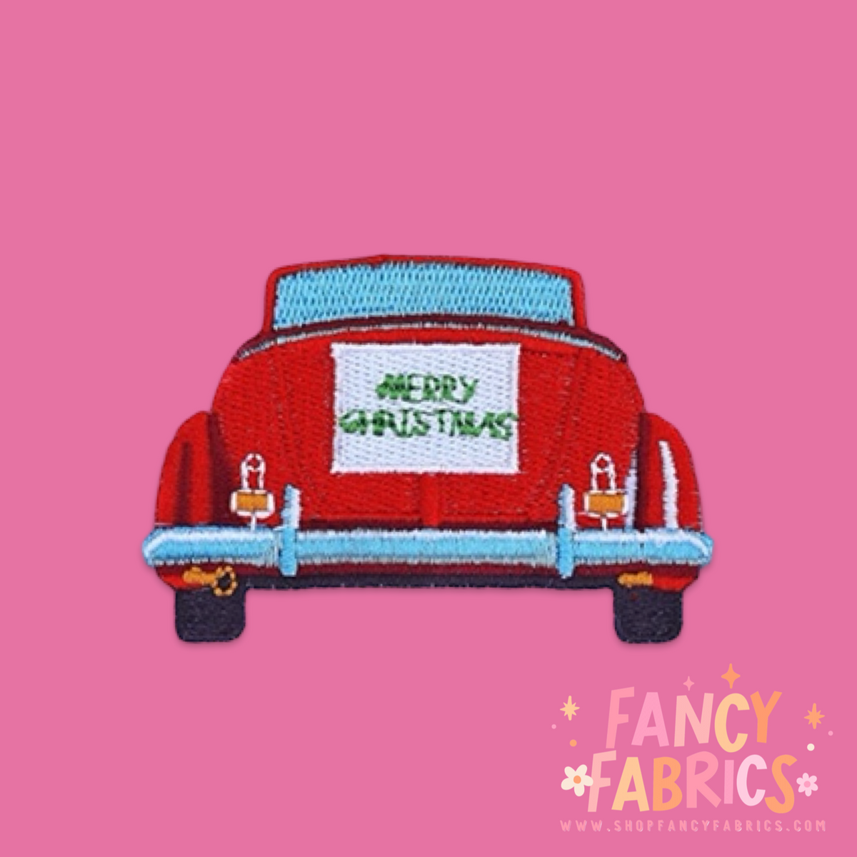 Christmas Car | Iron On Patch