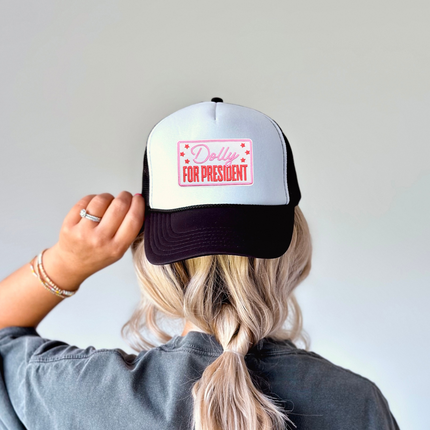 Dolly For President | Iron On Patch