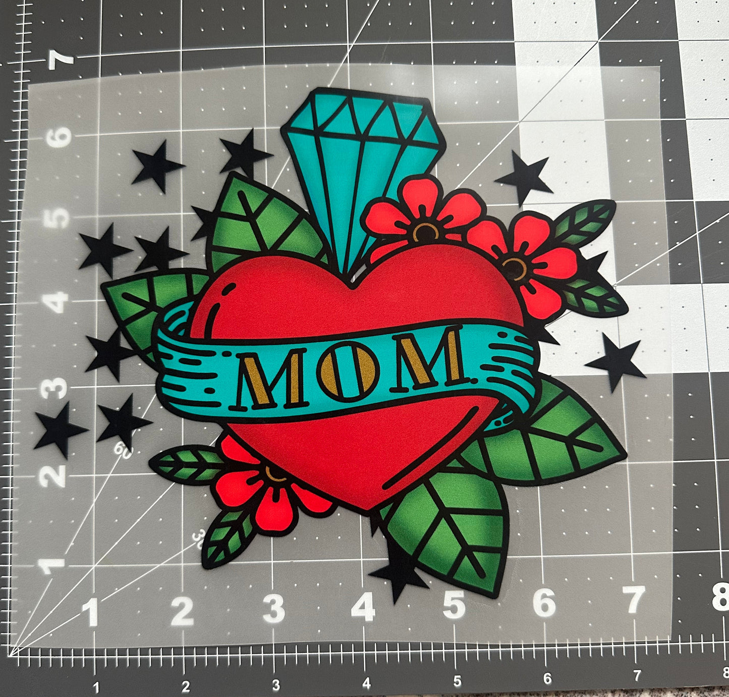 Mom Tattoo | Child Size | DTF Transfer