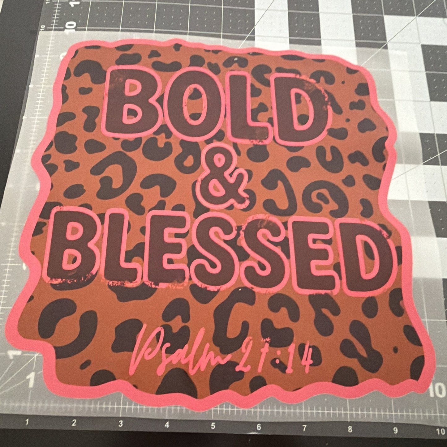 Bold & Blessed | Adult Size | DTF Transfer | Ready To Ship