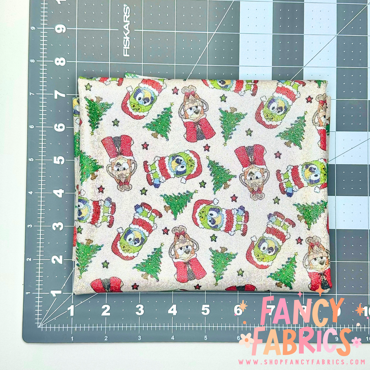 Blue Dog WhoVille | 4x4 Scaling | Printed Holographic | Ready To Ship