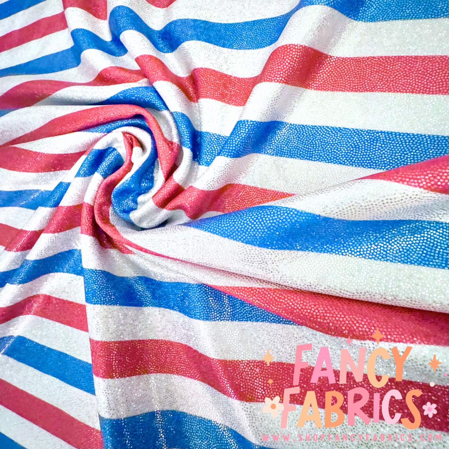 RWB Stripes | 4x4 Scaling | Printed Holographic | Ready To Ship