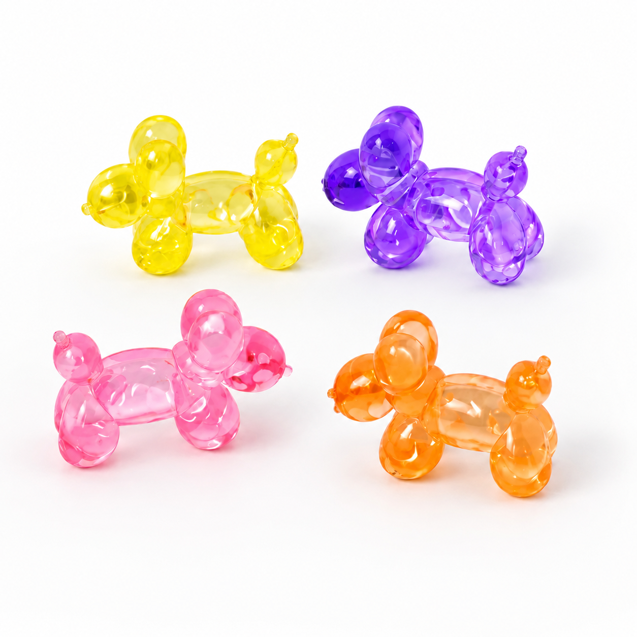 Glitter Balloon Dog | Random Color Squishy | Ready To Ship