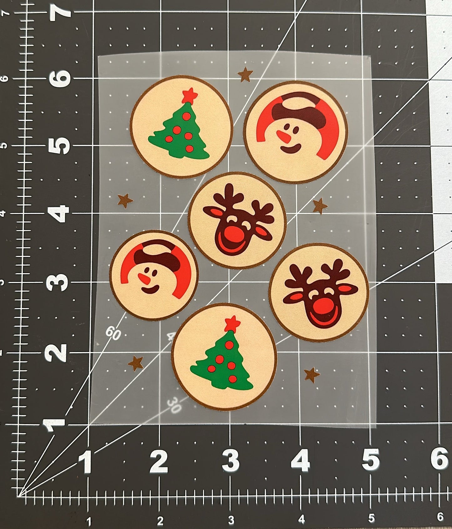 christmas cookies dtf transfer toddler size
