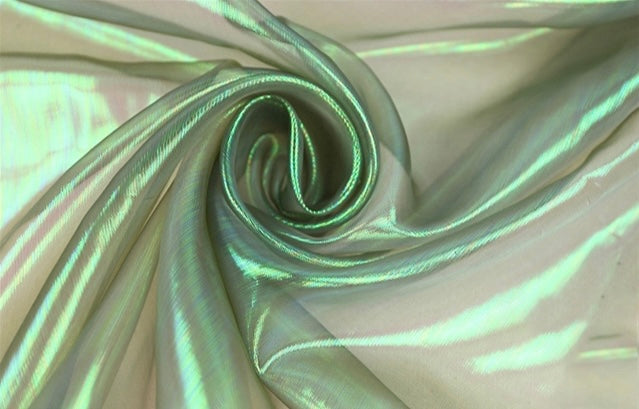 Purple/Green | Organza Mesh | Ready To Ship