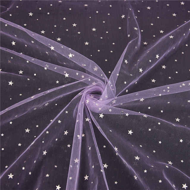 Purple Stars | Mesh | Ready To Ship