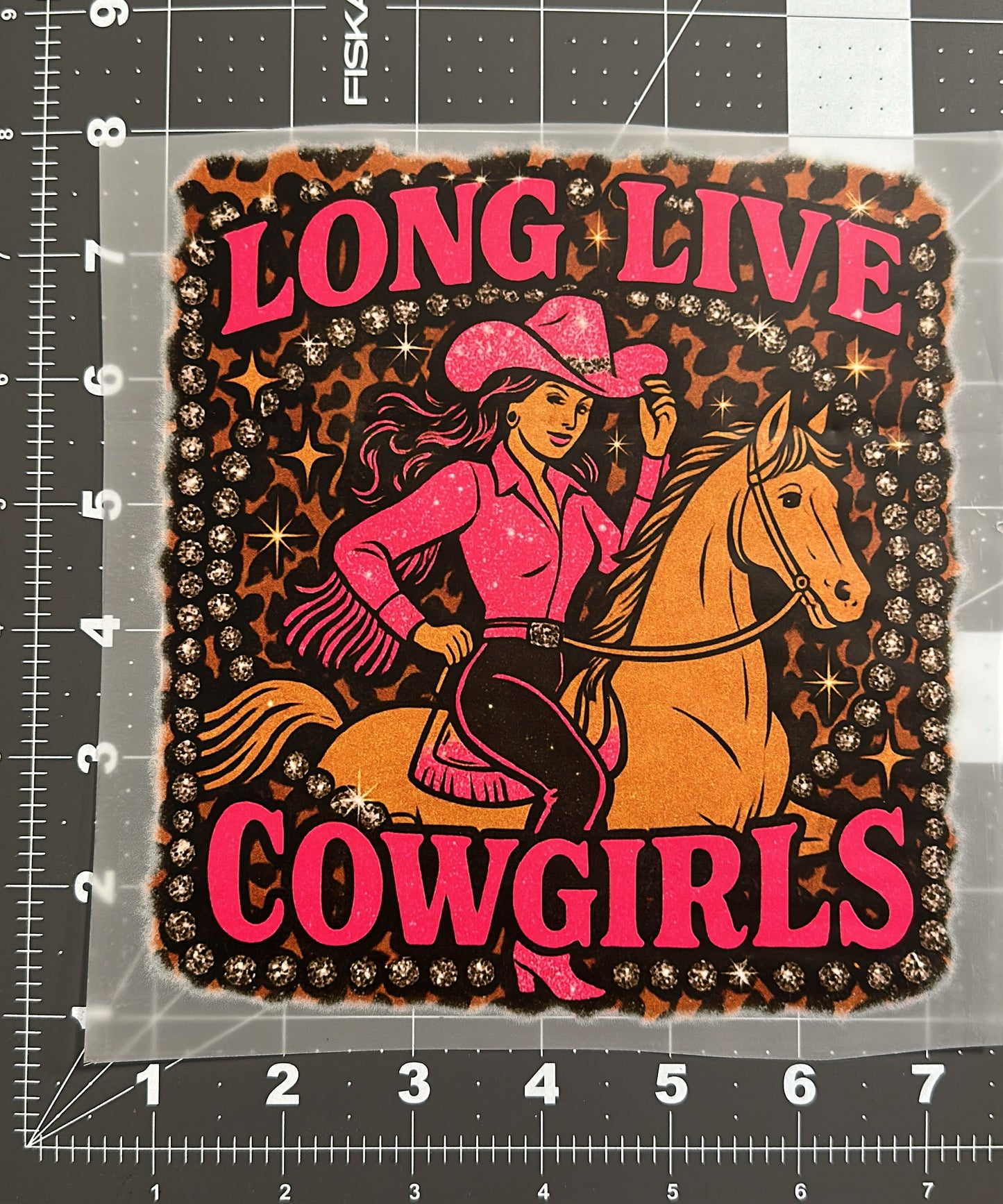long live cowgirls dtf transfer western child size