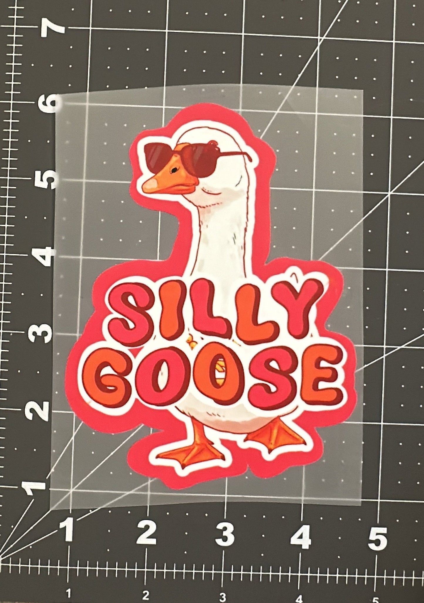 silly goose dtf transfer toddler size