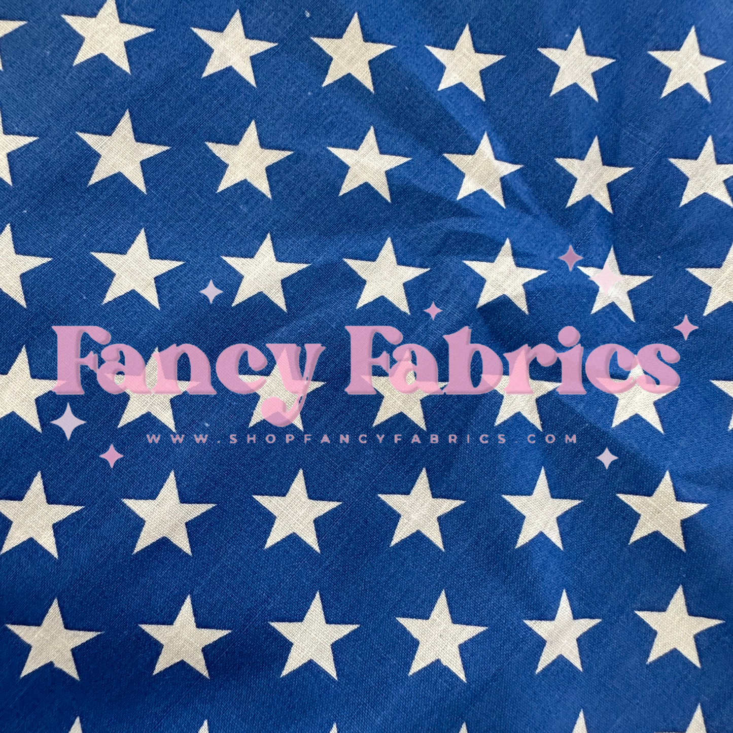 Stars (Blue) | Cotton | Ready To Ship